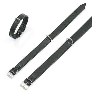 Karlie RONDO Halsband genäht - Schwarz - 27 mm, 47 cm