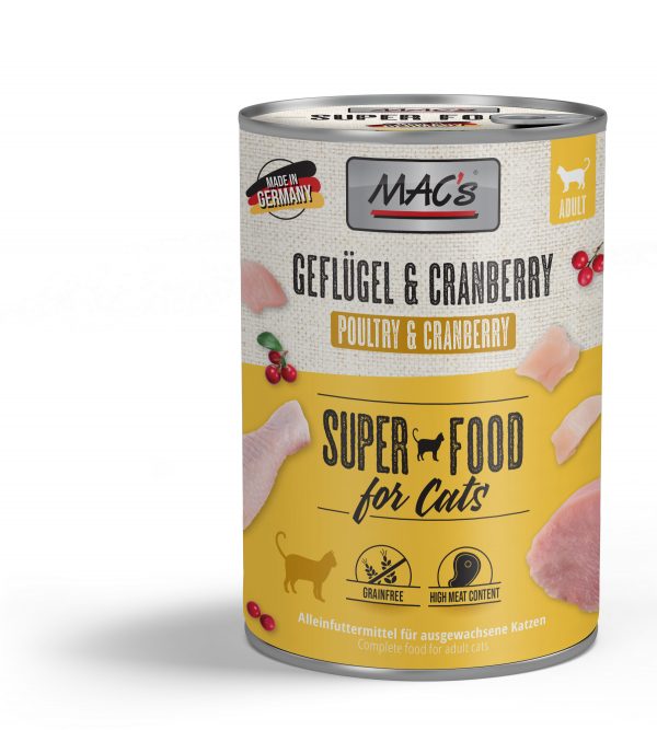 Macs Cat Geflügel+Cranb. 400gD