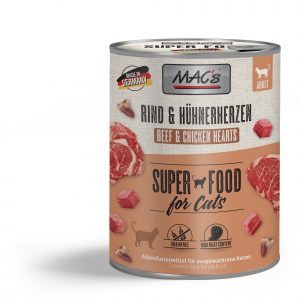Macs Cat Rind-Hühnerherz 800gD