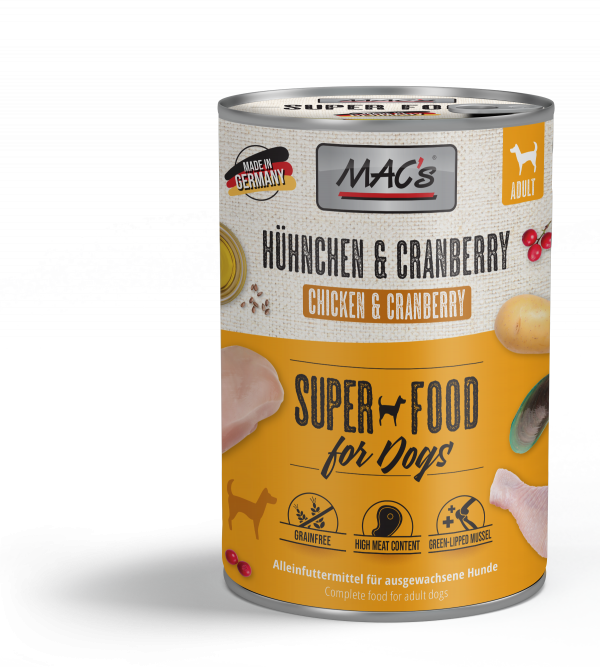 MAC's DOG Hühnchen & Cranberry 400g