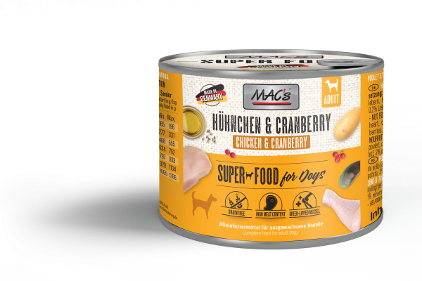 MAC's DOG Hühnchen & Cranberry 200g