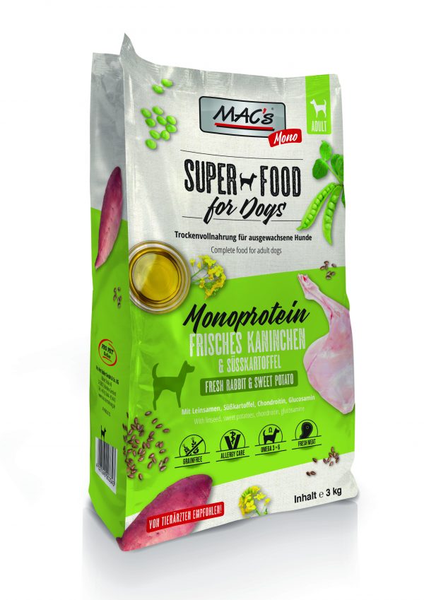 MAC's DOG Mono frisches Kaninchen 3 kg