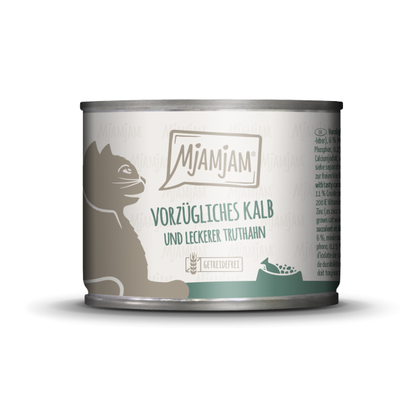 MjAMjAM Katze Kalb+Truthahn 200gD