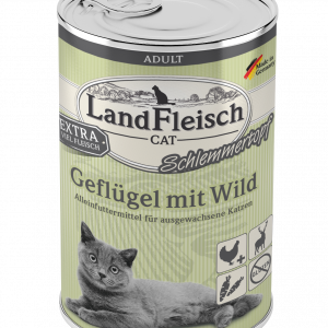 Landfleisch Cat Topf Geflügel+Wild 400gD