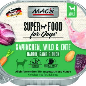 MAC's DOG Kaninchen, Wild & Ente 150g