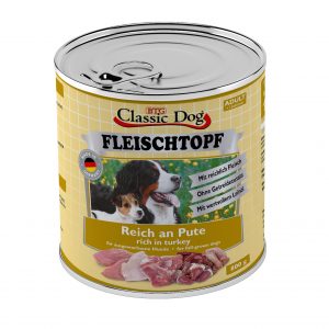 Classic Dog Fleischtopf Pute 800gD