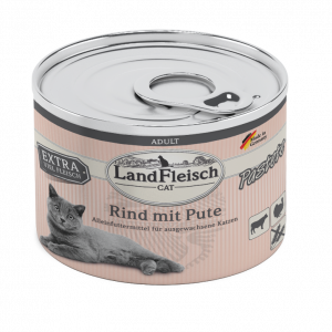 Landfleisch Cat Past Rind+Pute 195gD
