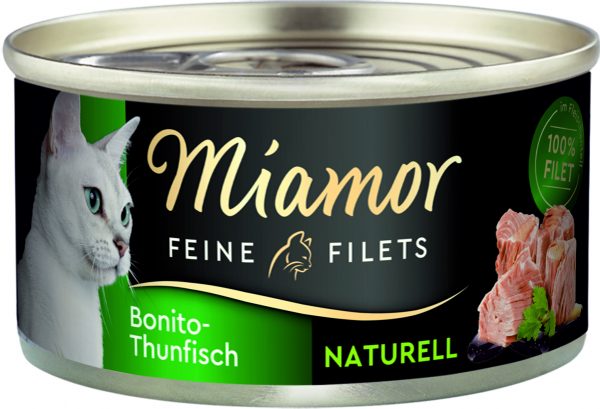Miamor Filet Nature Bonit-Thunfisch 80gD
