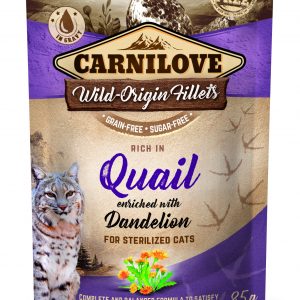 Carnilove Cat Quail+Dandelion 85gP