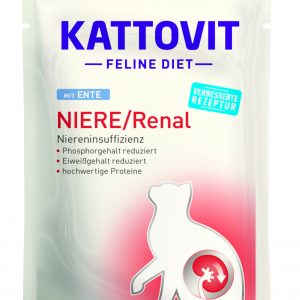 Kattovit Diet Niere/Renal Ente 85gP