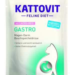 Kattovit Gastro Lachs Rei 85gP
