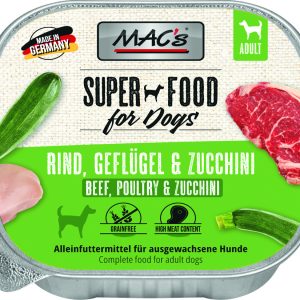 MAC's DOG Rind, Geflügel & Zucchini 150g