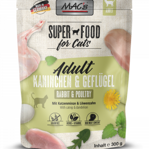 Macs Cat Pouch Kaninchen & Geflügel 300gP