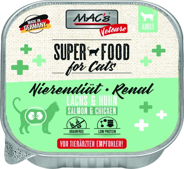 Macs Cat VetC.Lachs Nier.100gS