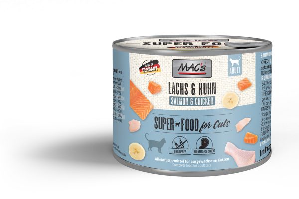 Macs Cat Lachs+Hühnchen 200gD
