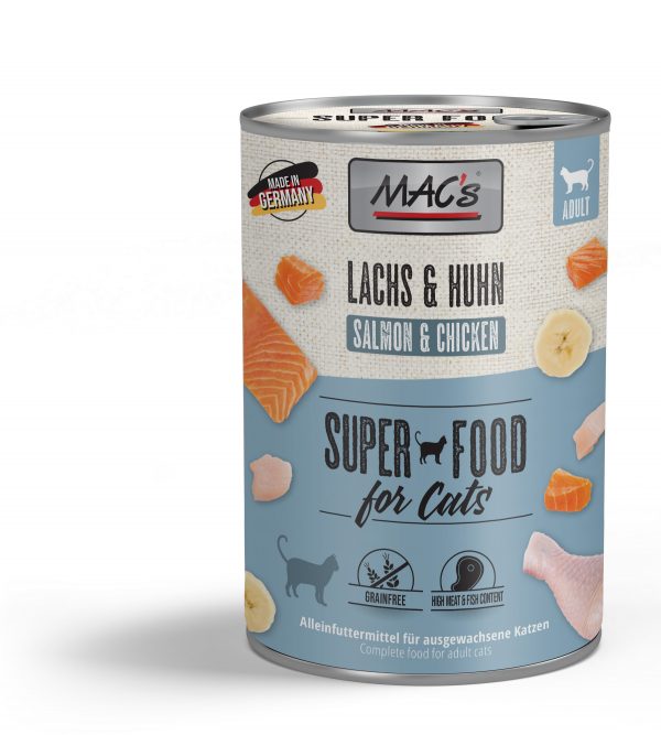 Macs Cat Lachs+Hühnchen 400gD