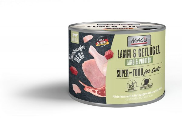 Macs CAT Feinschmecker Lamm und Geflügel 200gD