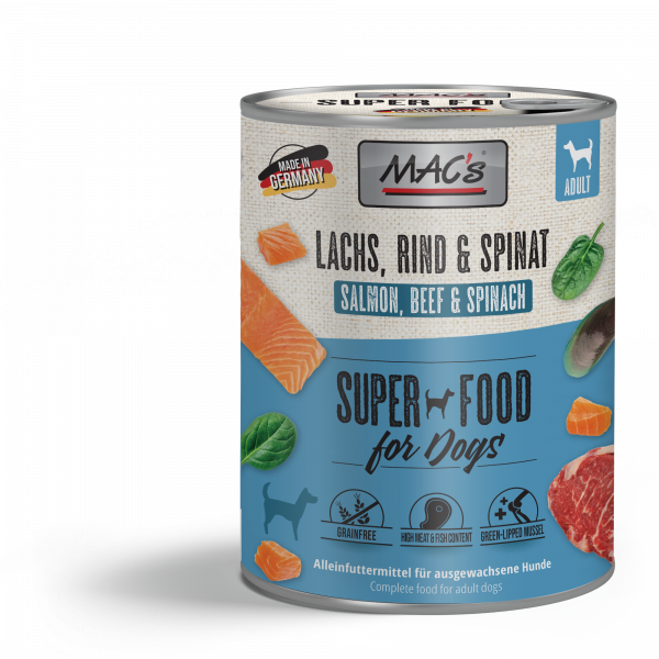 MAC's DOG Lachs & Spinat 800g