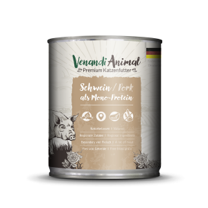 Venandi Schwein als Monoprotein 800gD