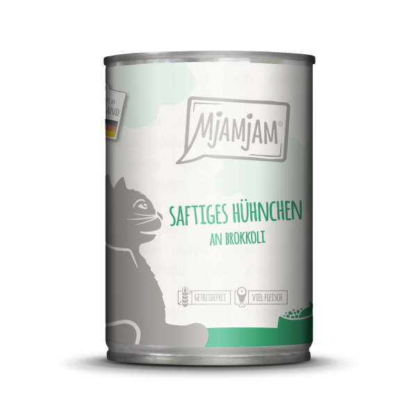 MjAMjAM Katze Hühnchen+Brokkoli 400gD