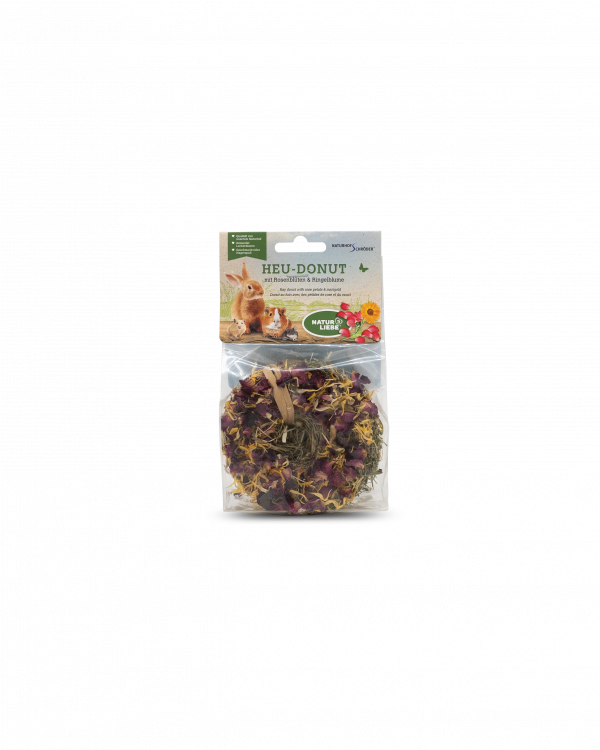 Heu-Donut Rosenblüte & Ringelblume-Dip 65g