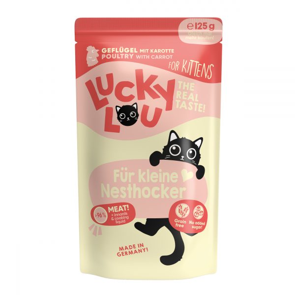 LuckyLou LS Kitten Geflügel 125gP