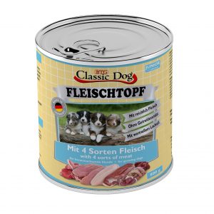 Classic Dog FlTopf Jun 4Flei 800gD