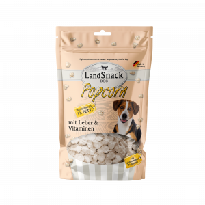 LandSnack Dog Popcorn Leber und Vitaminen 100g
